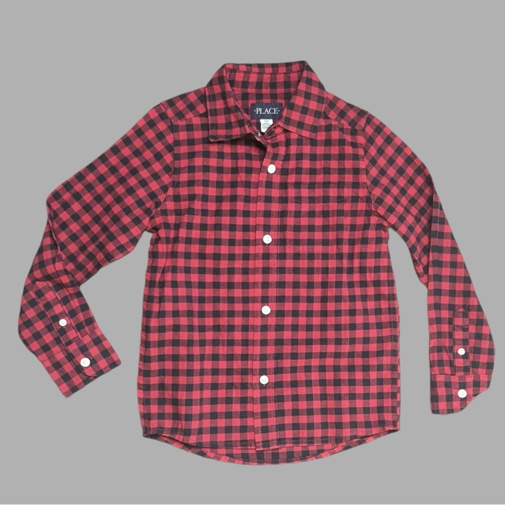 NWT Children’s place plaid button up